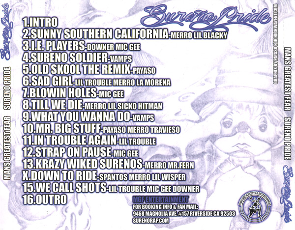 Sureno Pride Chicano Rap Sureno Pride Chicano Rap